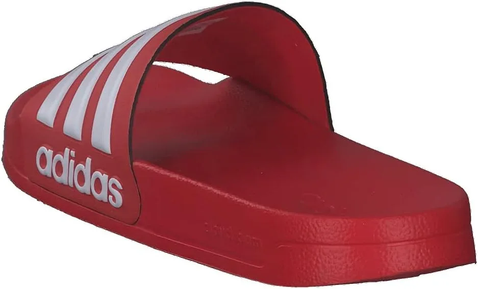 Мужские тапочки для душа Adidas Adilette, белый — фото 4