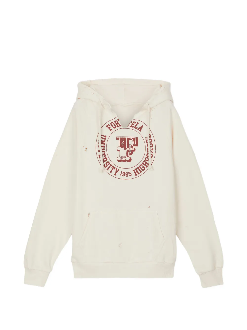 

Толстовка с капюшоном и принтом "Holly" Fortela, бежевый