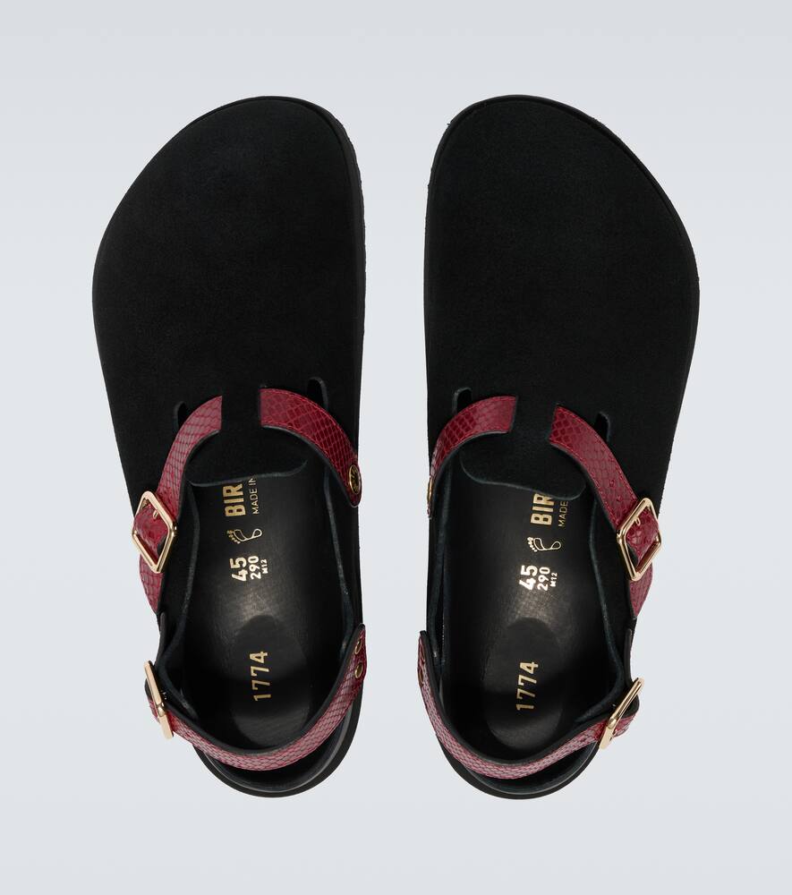 Токио кожаные клоги Cazador Birkenstock 1774, Red Snake — фото 4