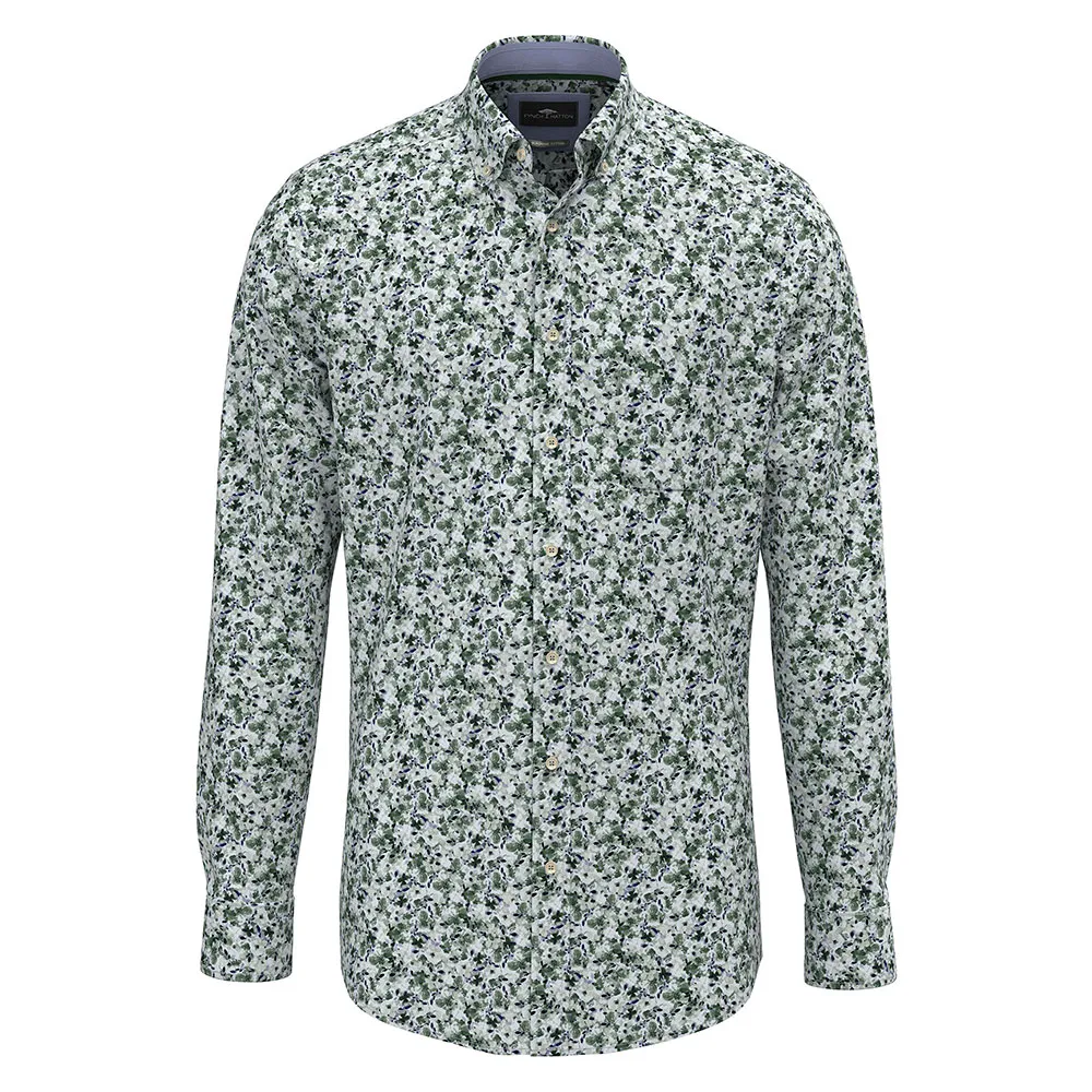 

Рубашка с длинным рукавом Fynch Hatton 15098950, серый