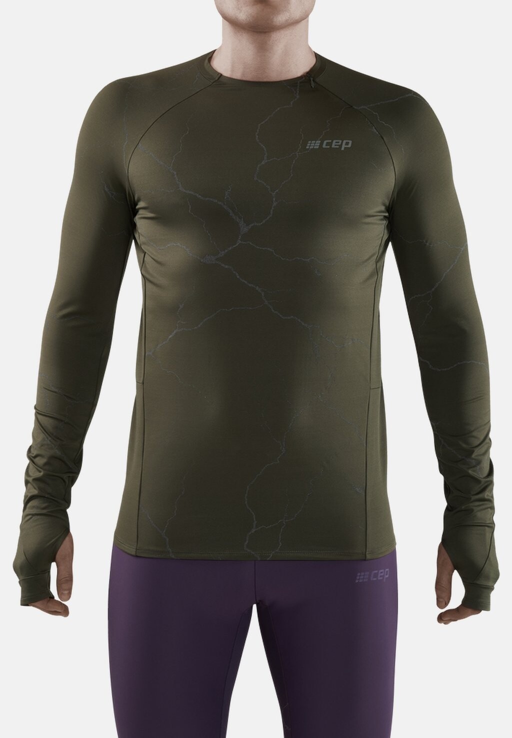 

Футболка с длинным рукавом Reflective CEP, цвет dark green