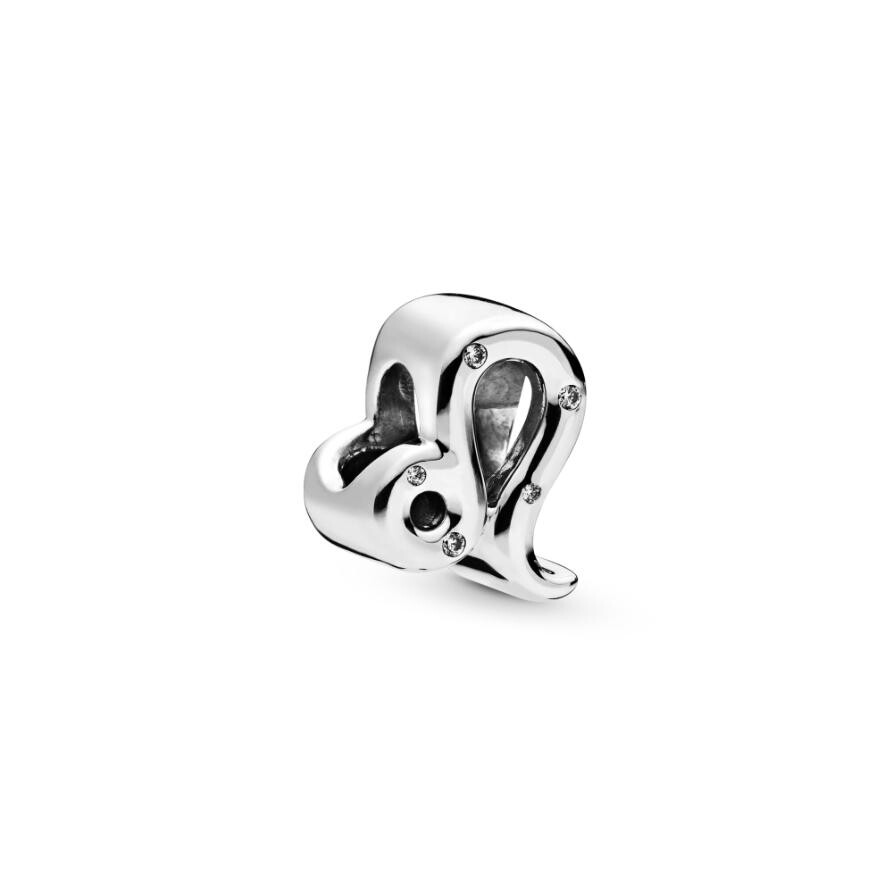 

Шарм Sparkling Leo Zodiac Pandora, стерлинговое серебро