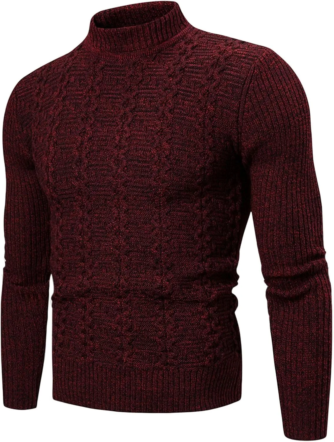 

Мужской свитер с длинным рукавом и круглым вырезом, Crochet, 2025