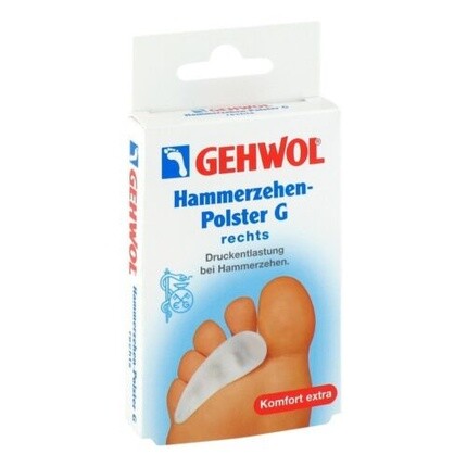 

Подушка для молоткообразного пальца G - правая нога, Gehwol, Коричневый, Подушка для молоткообразного пальца G - правая нога, Gehwol