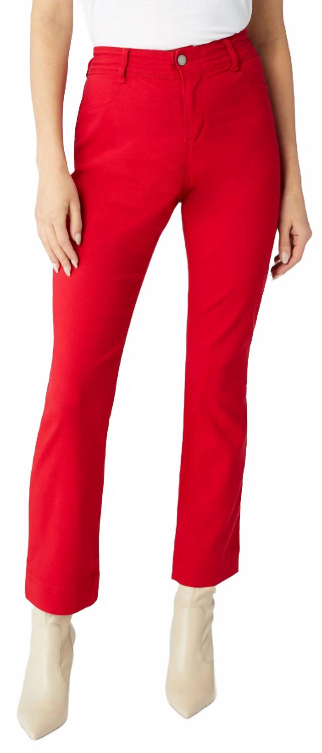 

Брюки Cloud 9Ine прямого кроя в красном цвете COCO + CARMEN