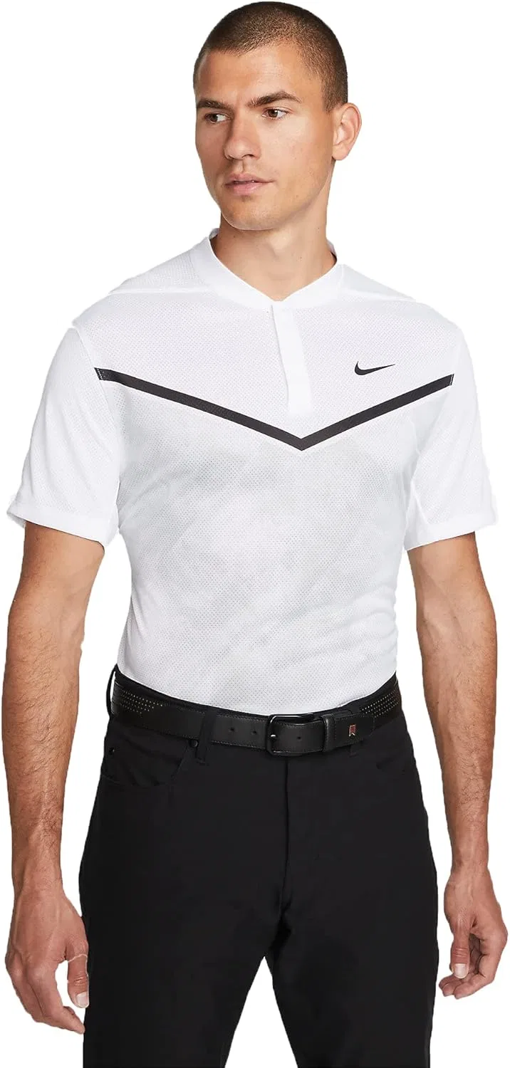 Мужская поло-рубашка для гольфа Nike Dri-FIT ADV Tiger Woods TW с принтом