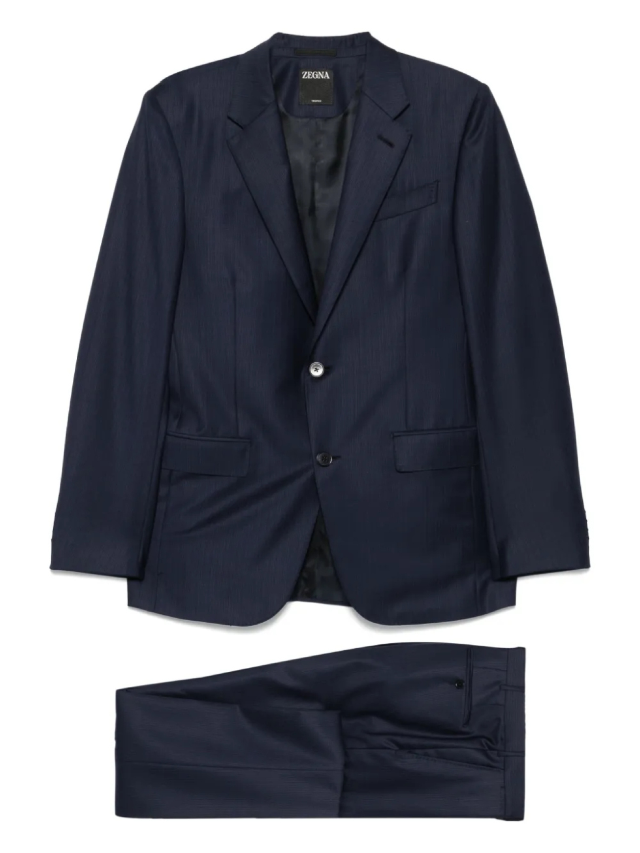 

Костюм в полоску от Zegna, синий