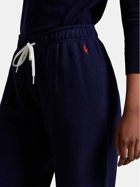 Спортивные брюки wide leg 211977959001 Polo Ralph Lauren, синий — фото 4