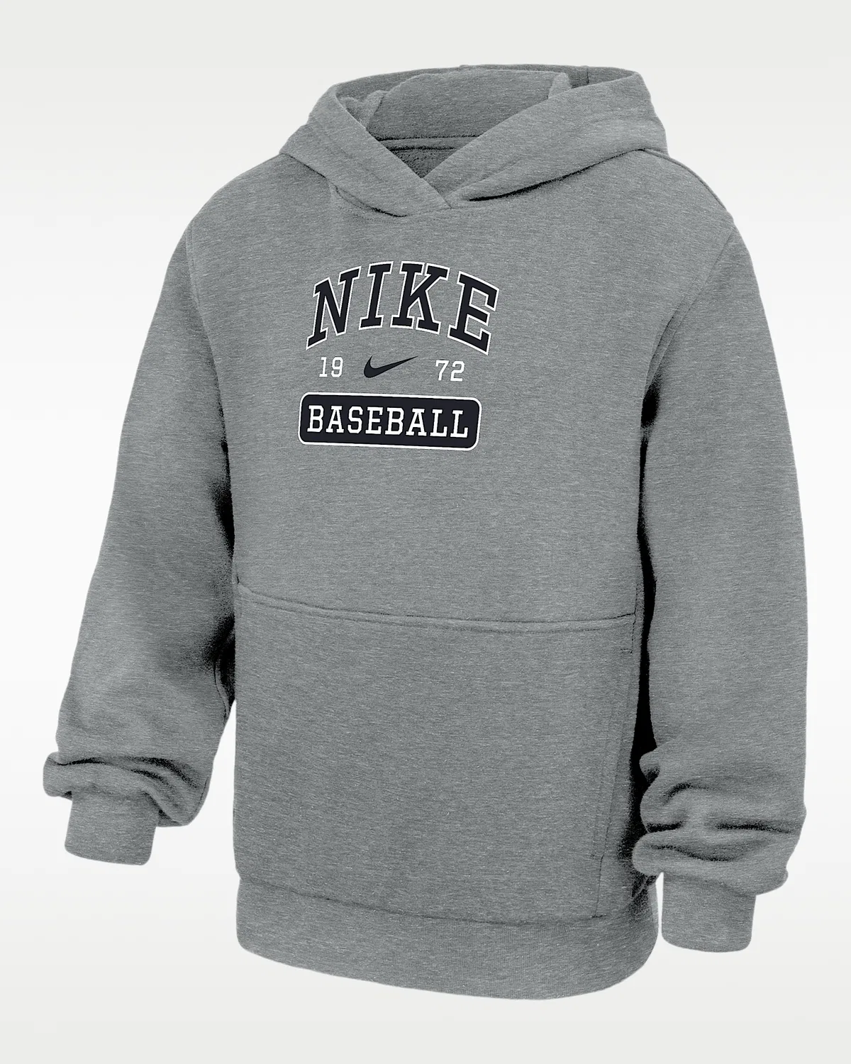Детская бейсбольная олимпийка Nike Club Fleece, Dark Grey Heather