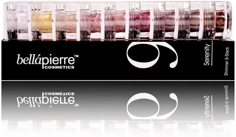 Тени для век Bellapierre Cosmetics Shimmer 9 Stack Serenity — фото 2