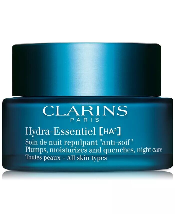 

Ночной увлажняющий крем Hydra-Essentiel с двойной гиалуроновой кислотой, 1,7 унции Clarins