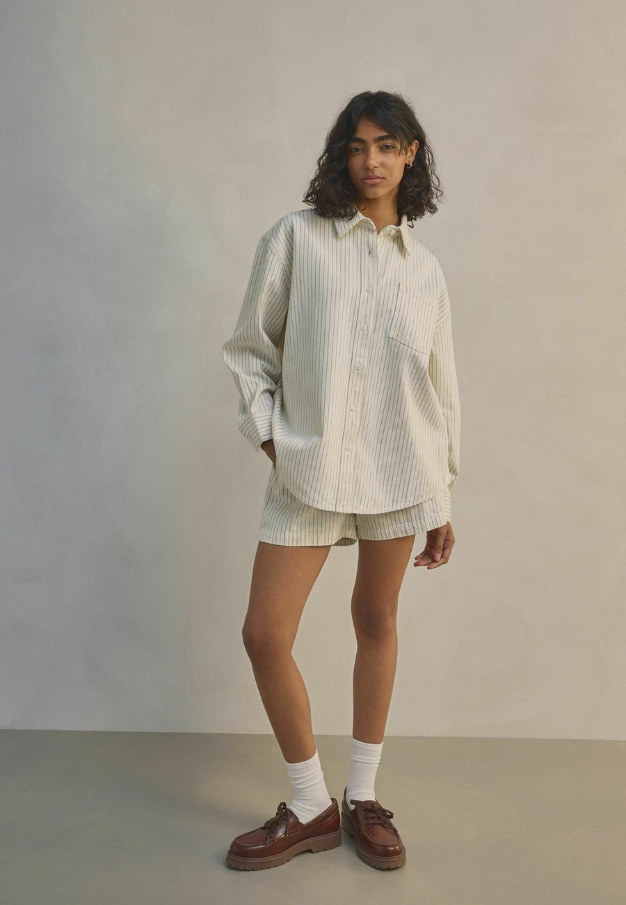 

Блуза Next LOOSE FIT, White Stripe/White