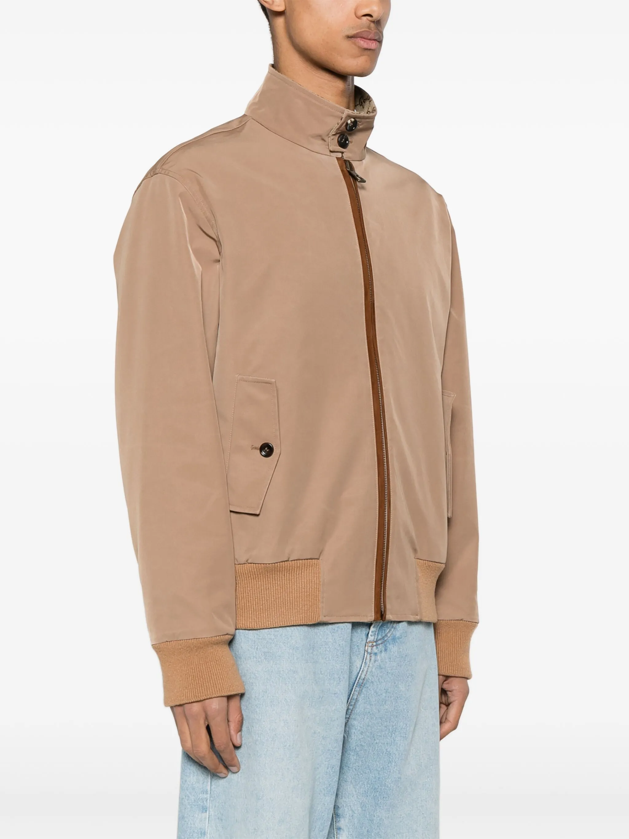 Двусторонняя куртка с узором GG Supreme Gucci, коричневый — фото 3