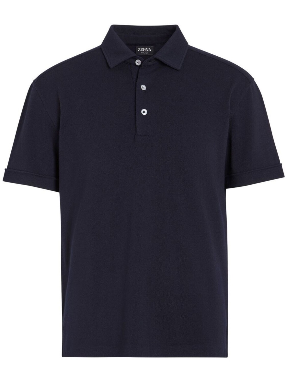 

Zegna шерстяная рубашка поло, синий