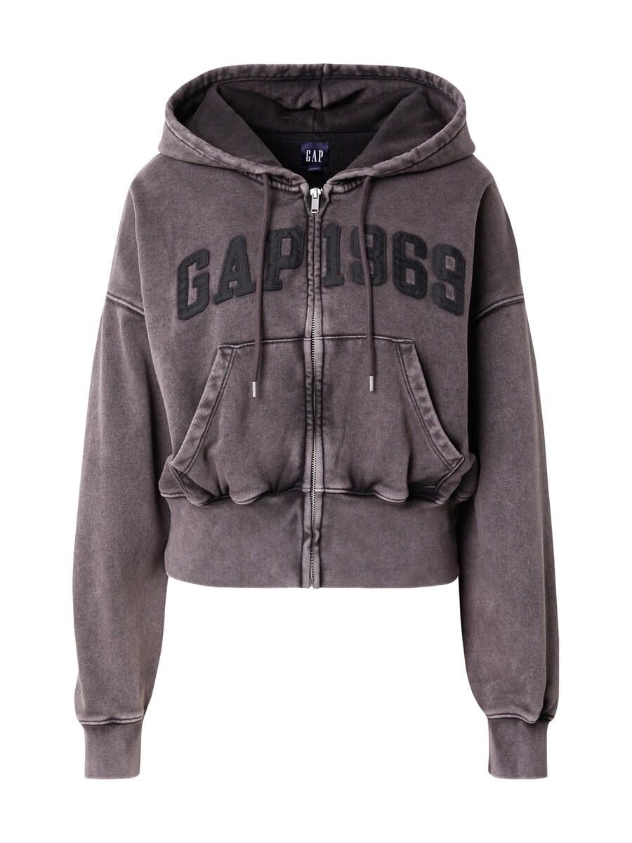 

Толстовка с капюшоном на молнии GAP NEW ABBREV, цвет Muddy colored