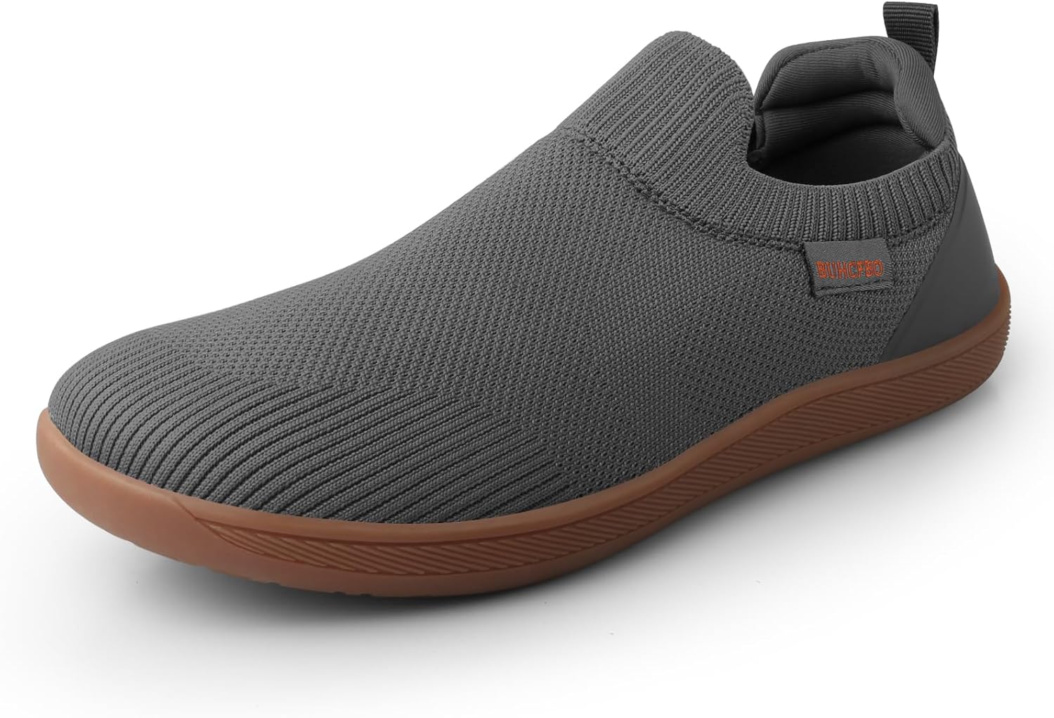 

Мужские босоногообразные туфли Минималистичные слипоны Кросс-тренировочные туфли с широкой носочной частью Для ходьбы Обувь с нулевым перепадом подошвы Кроссовки для трейлового бега Для тренажерного зала Повседневные Buhcfbo, серый