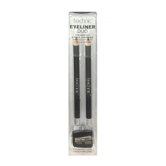 

Подводка для глаз Duo Eyeliners Brown Technic, Negro