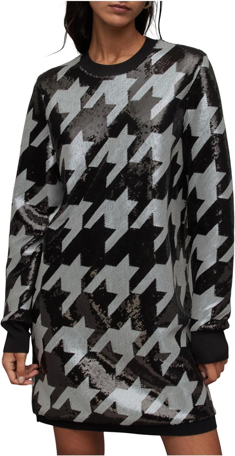 

Платье Джуэлы Тони AllSaints, цвет Black/White