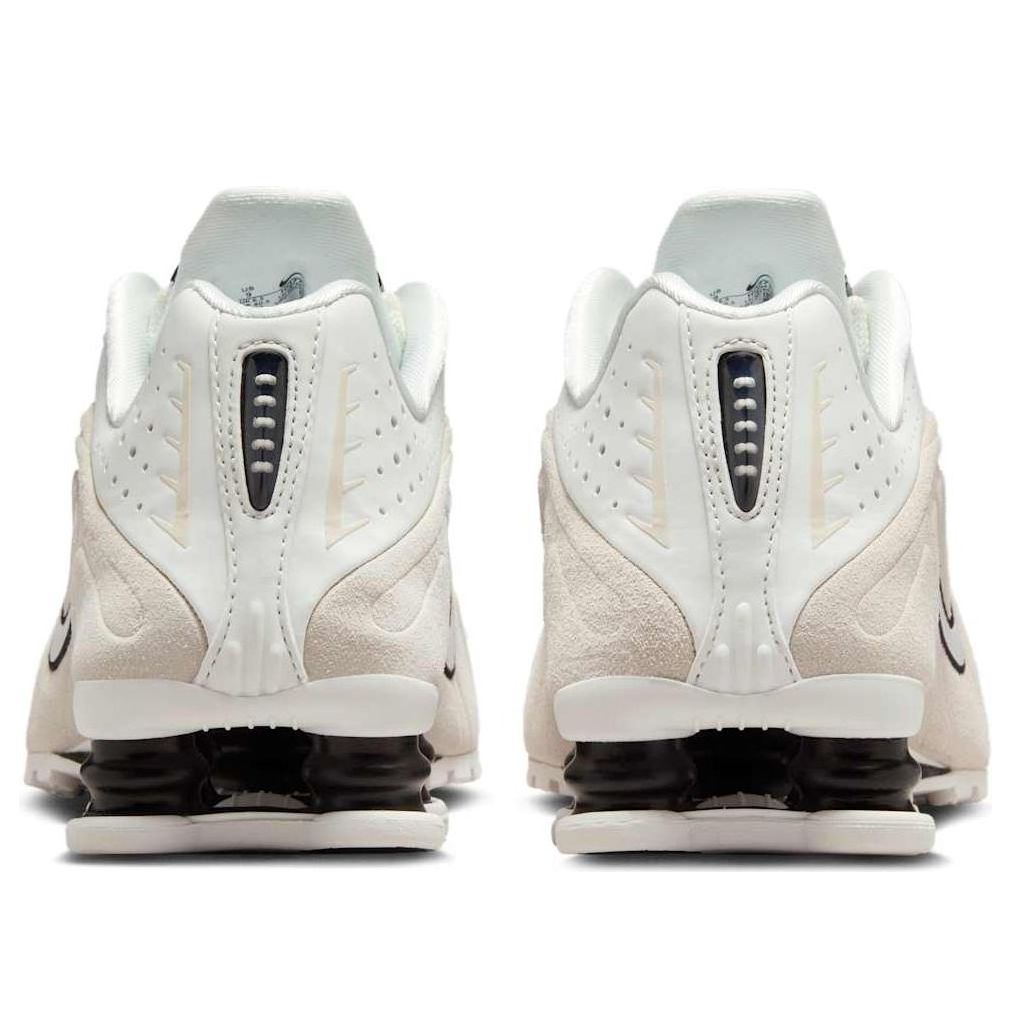 Кроссовки (WMNS) Nike Shox R4 'Summit White Light Orewood Brown' — фото 3