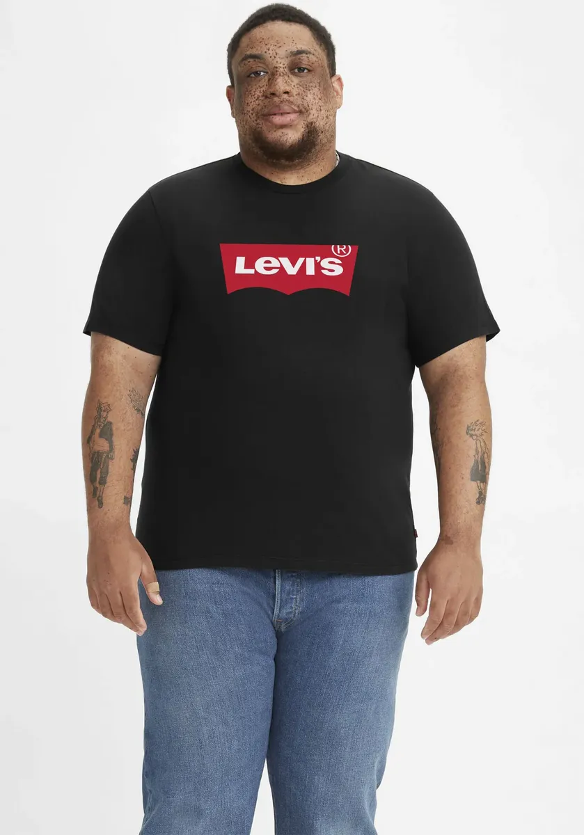 

Футболка Levi's Plus "LE B&T BIG GRAPHIC TEE" с логотипом спереди, черный