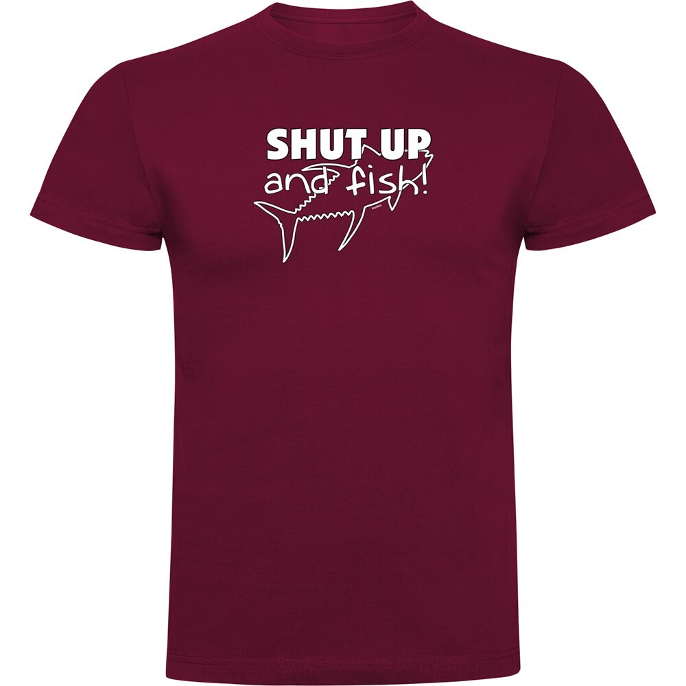 

Футболка Kruskis Shut up And Fish, красный
