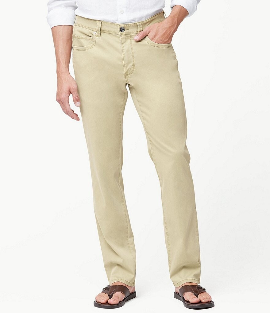 

Брюки-чиносы с 5 карманами Tommy Bahama Big & Tall Boracay, бежевый