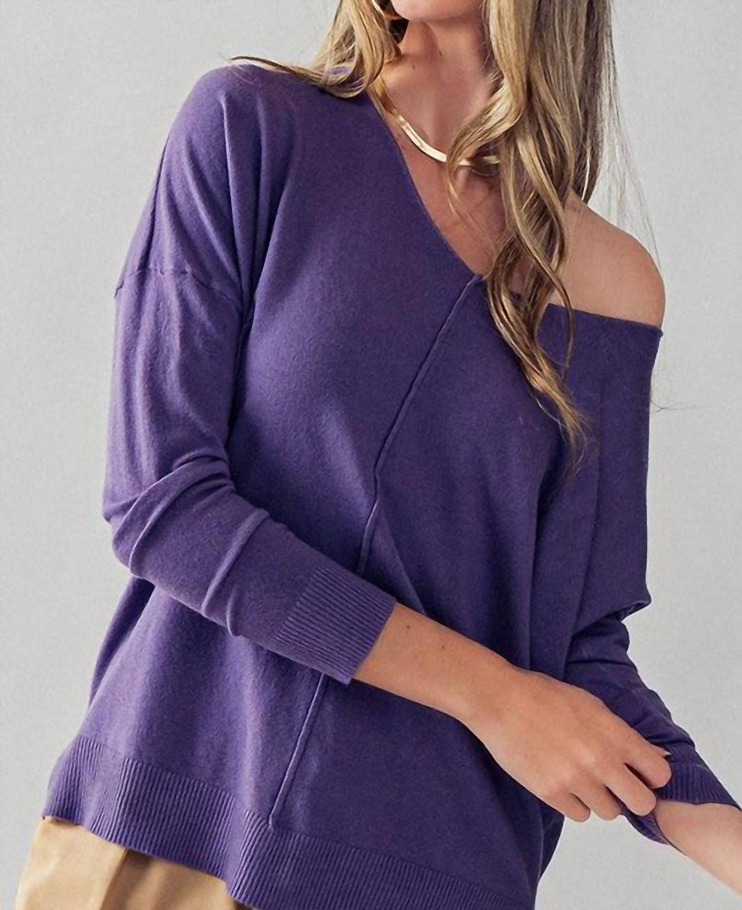 

Свитер Barb в сиреневом цвете Urban Daizy