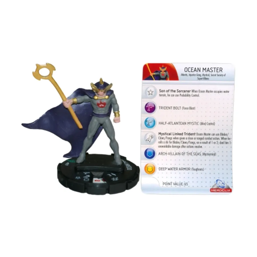 

Мастер океана #027 (U), DC HeroClix - 75th Anniversary - Singles