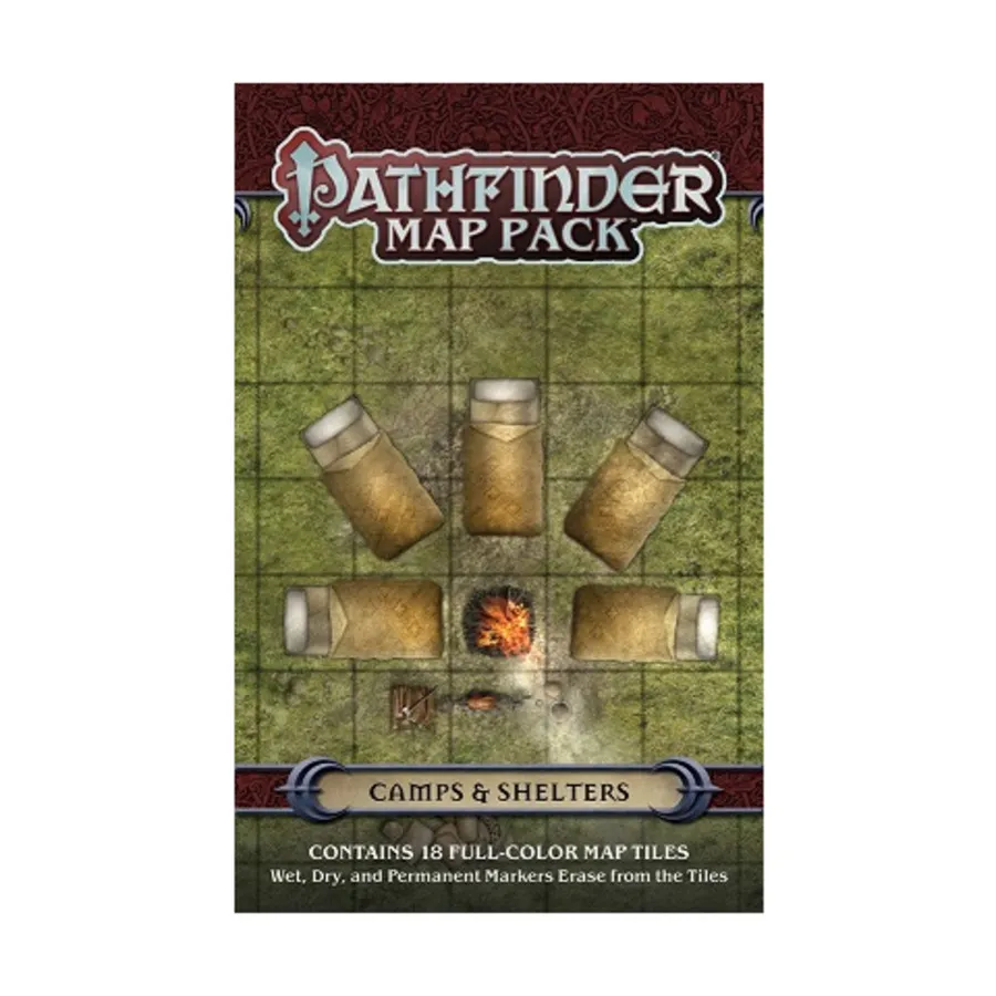 

Пакет карт — лагеря и приюты, GameMastery & Pathfinder - Map Packs - Assorted