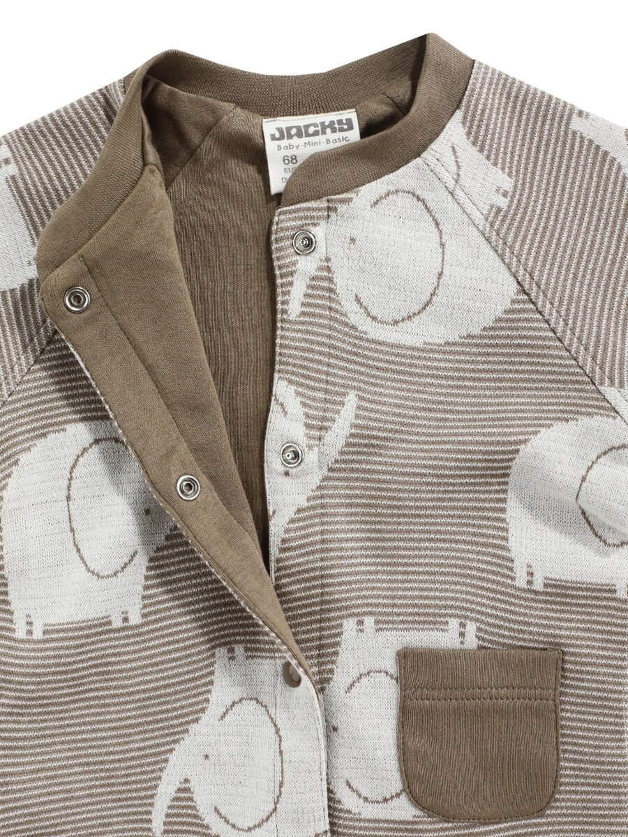 Худи JACKY Zip-Up Hoodie, светло-коричневый — фото 2