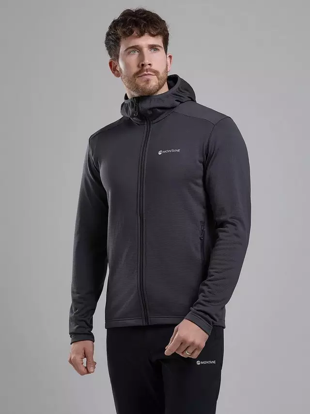 

Худи Montane Protium Lightweight Breathable Zipped, цвет midnight/grey