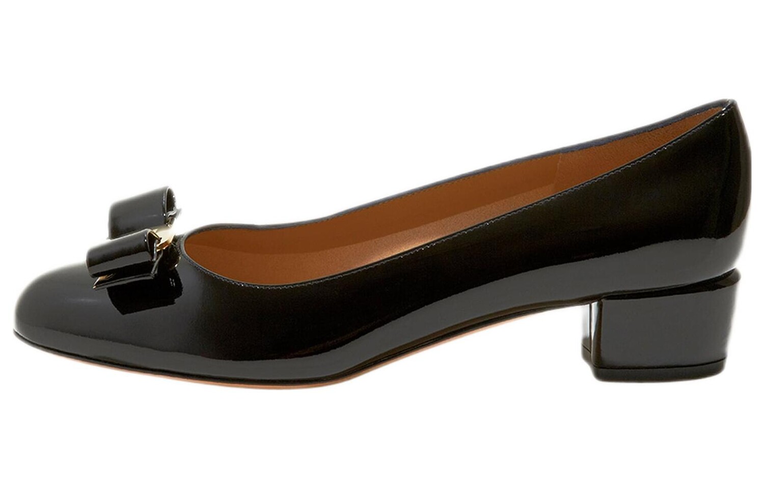 Туфли-лодочки Salvatore Ferragamo с бантом, черный