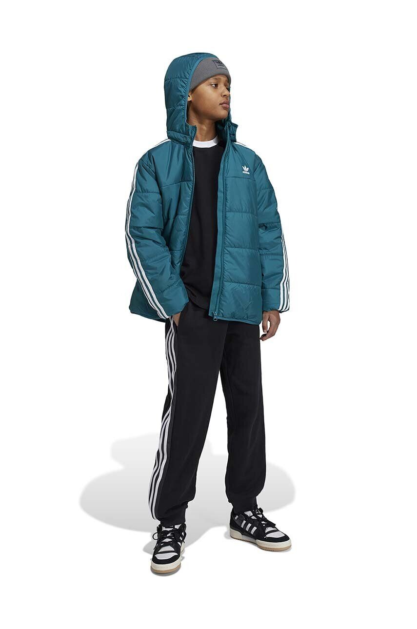 

Детская куртка adidas Originals PADDEDACKET, бирюзовый