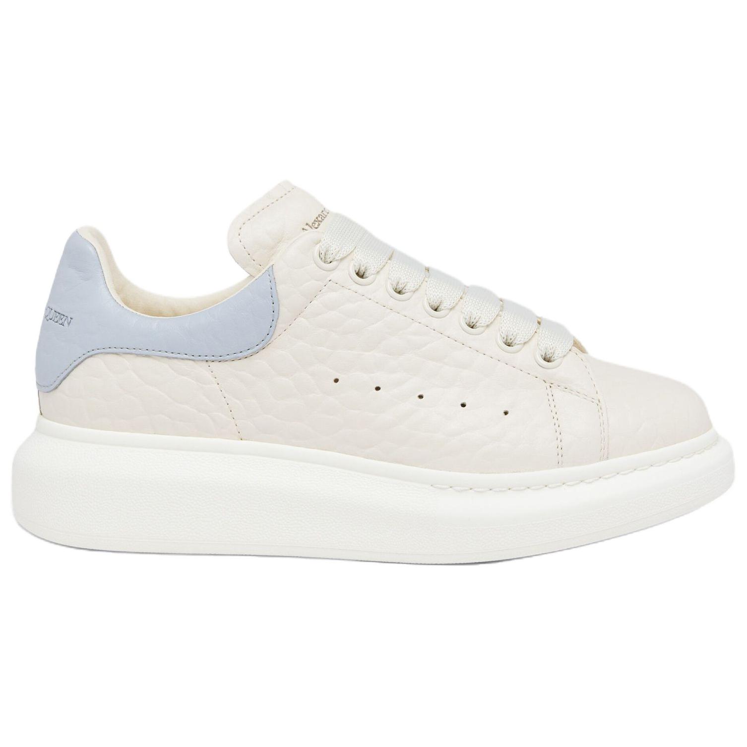 Alexander McQueen Оверсайз кроссовки low top повседневные мужские white blue — фото 3