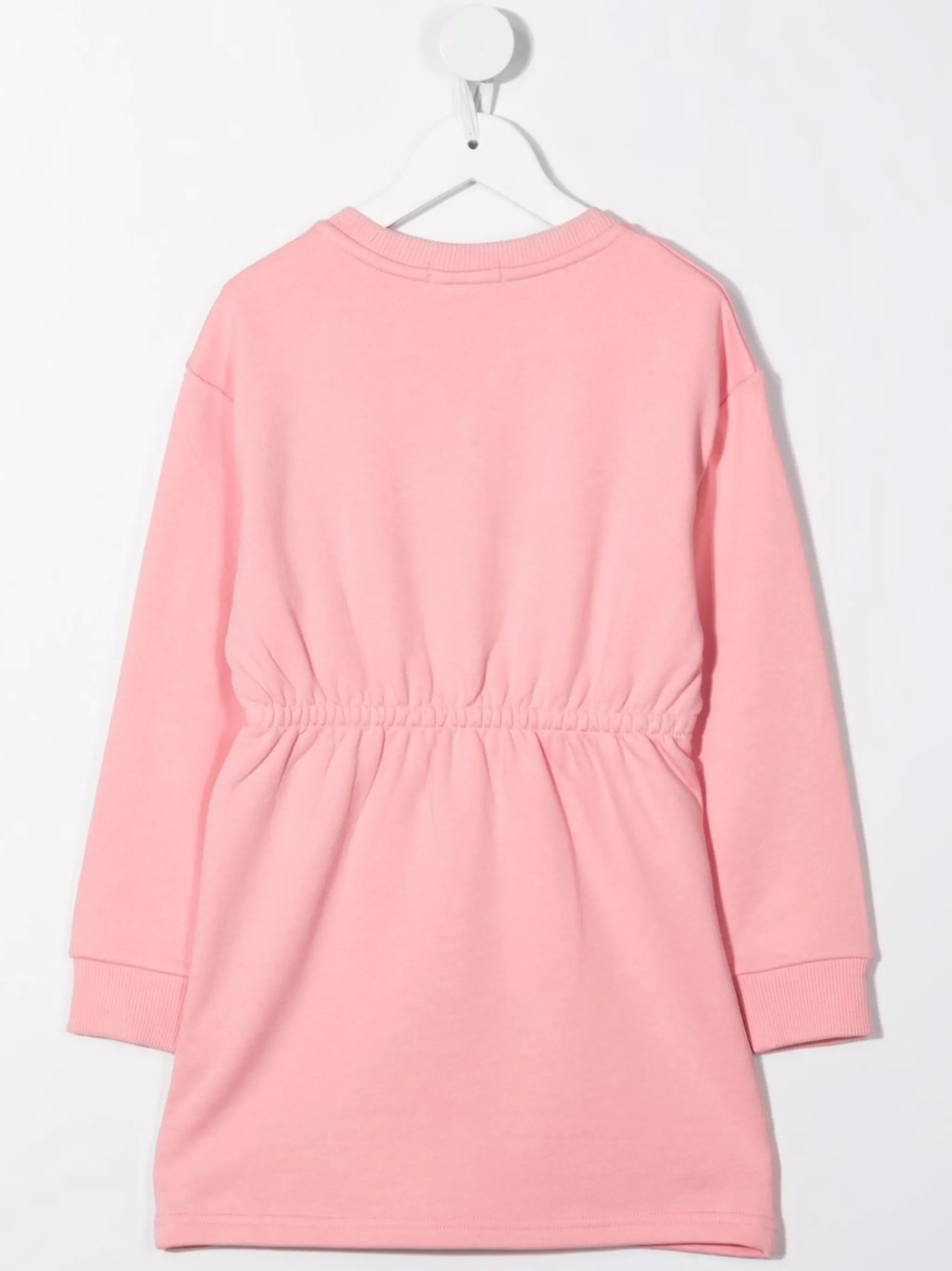 Платье из органического хлопка с логотипом Calvin Klein Kids, розовый — фото 2