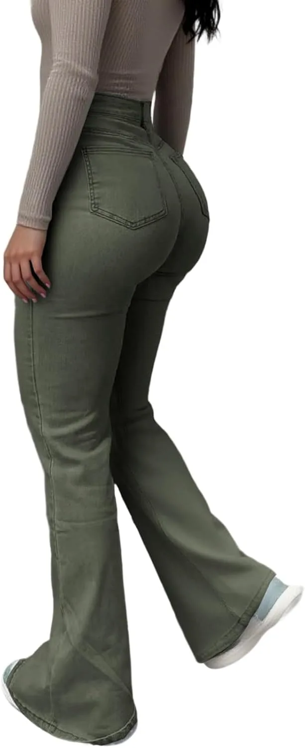 

JiXiang женские брюки джинсы bootcut