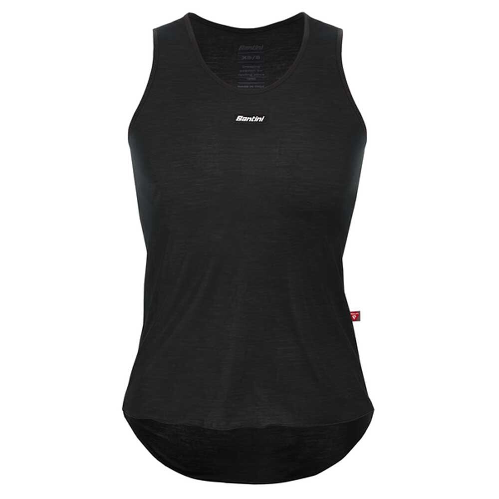 

Базовый слой без рукавов Santini Dry, черный