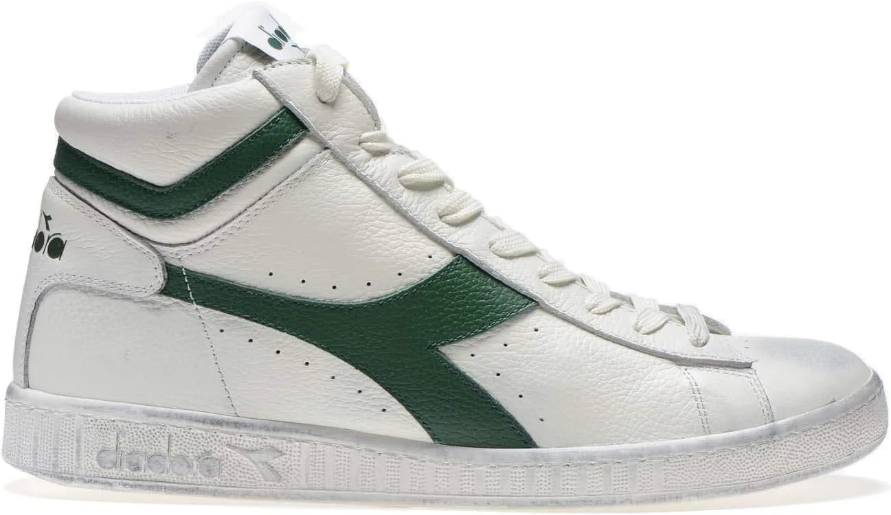 Кроссовки Diadora Unisex Game L High Waxed High Trainers, белый — фото 2