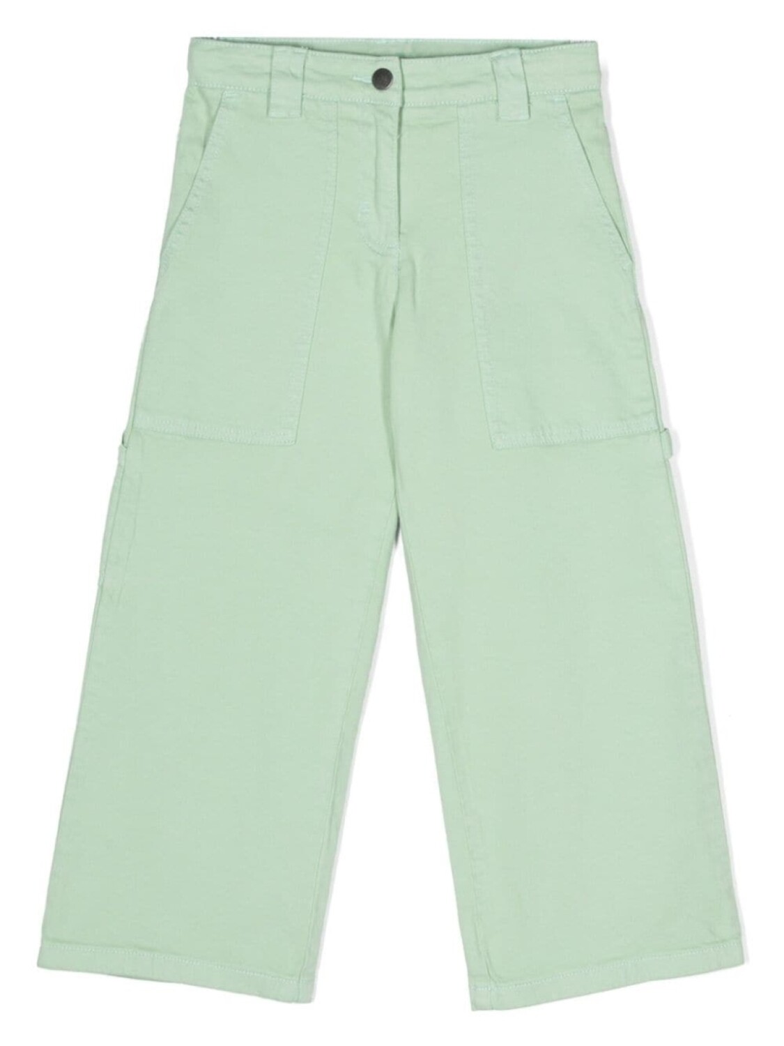 

Stella McCartney Kids прямые брюки, зеленый