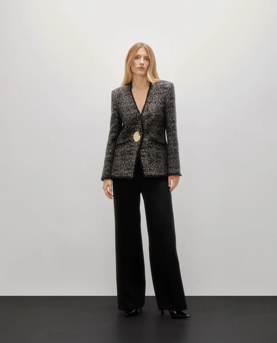 

Брюки женские широкие на резинке Woman Limited El Corte Inglés, чёрный