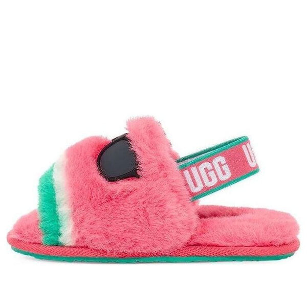 

Сандалии пушистые, да Ugg, розовый