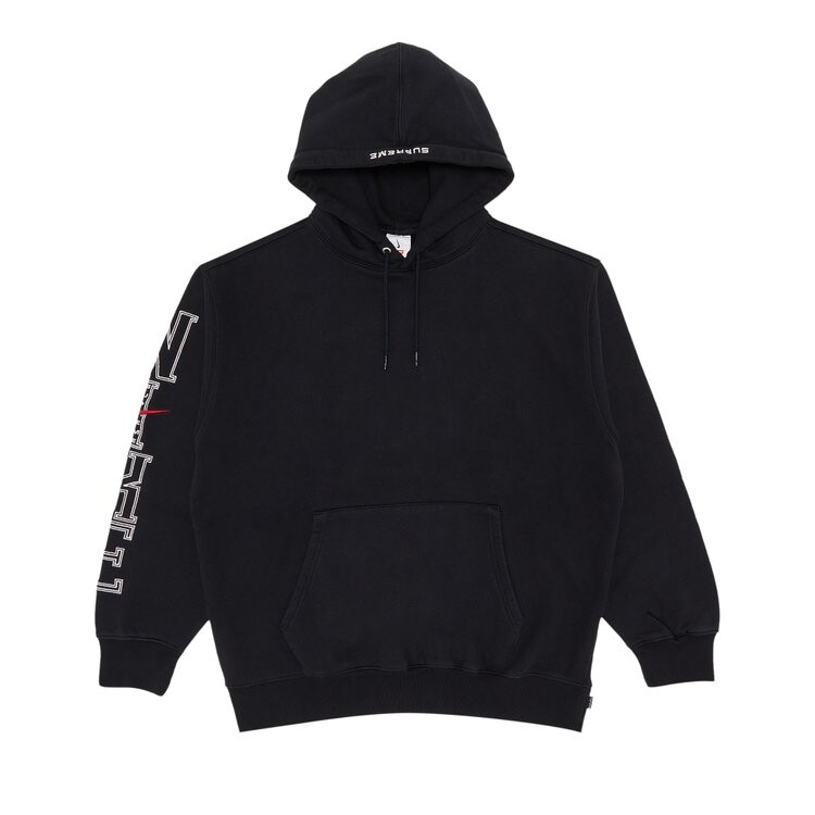 

Толстовка Supreme x Nike Hooded Sweatshirt, черный