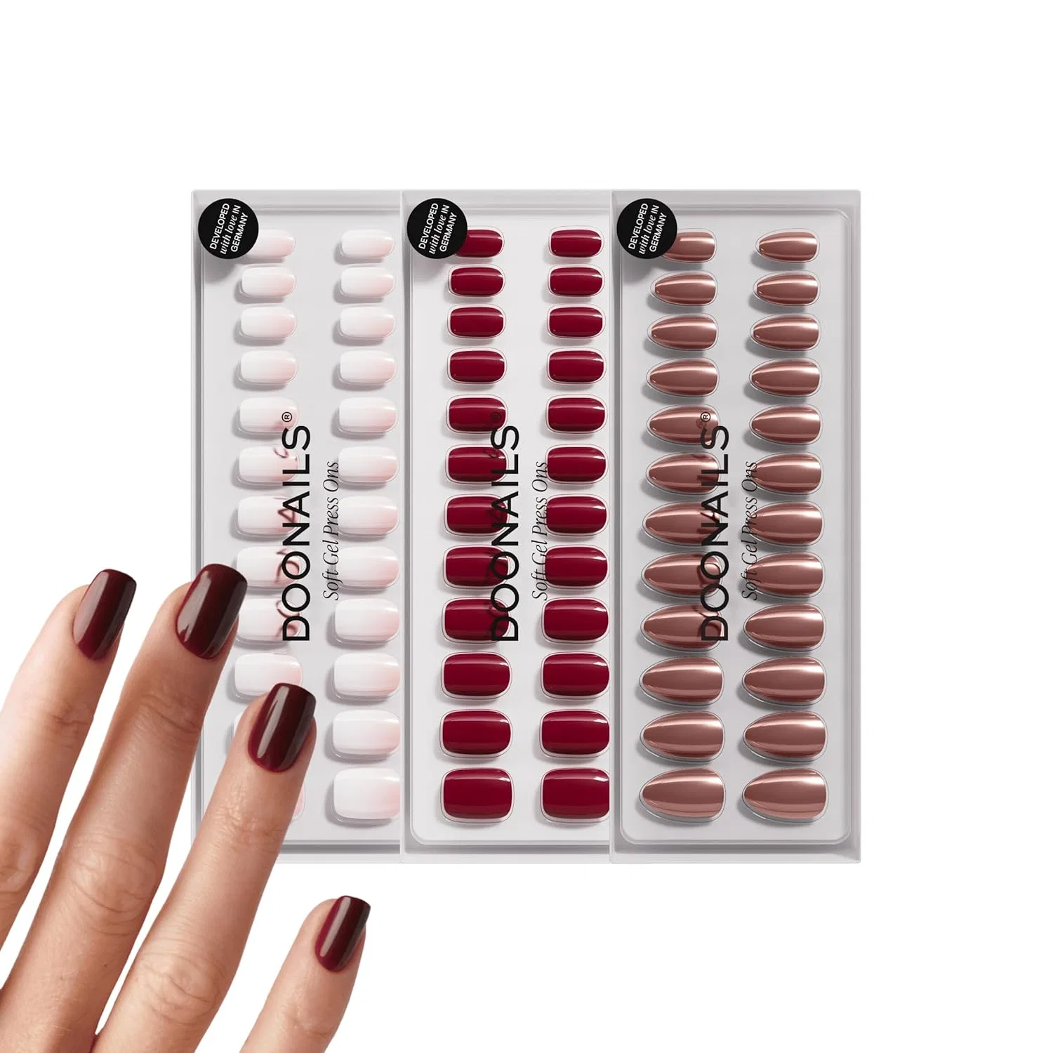 Набор накладных ногтей DOONAILS Find Your Shape Set, 3 x 30 шт. Doonails