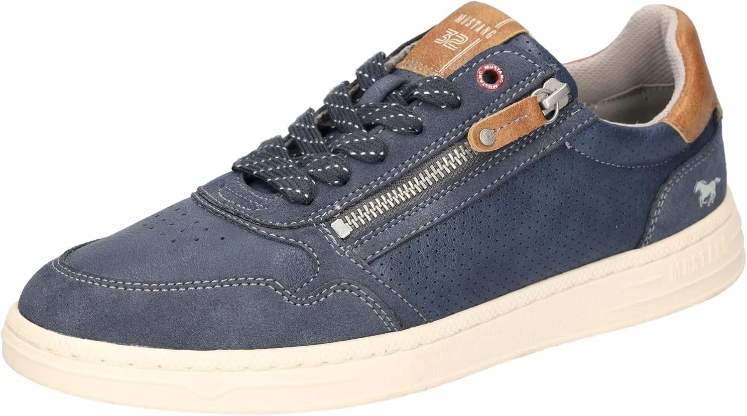 Мужские кроссовки Mustang 4204-304 на шнуровке, Darkblue