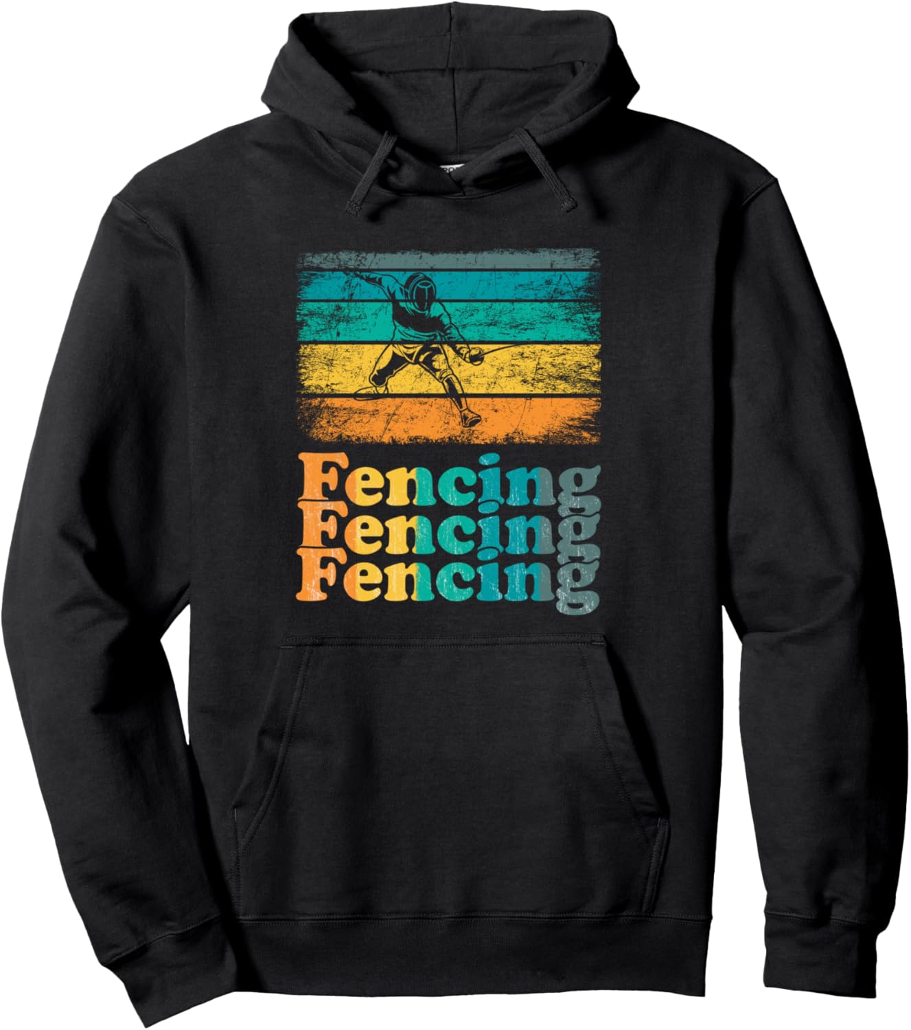 

Толстовка с капюшоном для фехтовальщика Fencer Gifts, черный