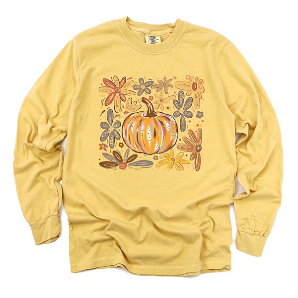

Футболка с длинным рукавом Fall flowers and pumpkin Simply Sage Market, Mustard, Зеленый, Футболка с длинным рукавом Fall flowers and pumpkin Simply Sage Market, Mustard