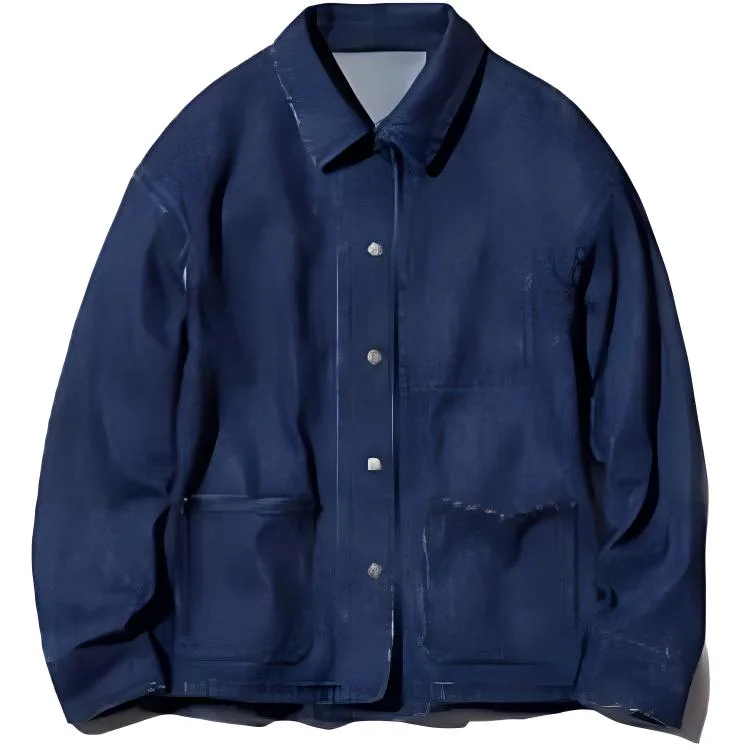Куртка женская с лацканами UNIQLO, 65 Royal Blue — фото 4