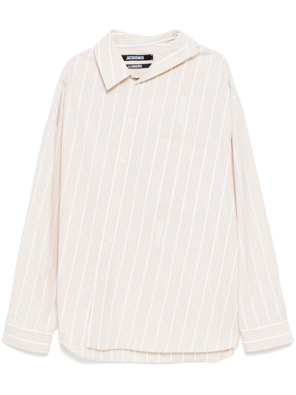 

Рубашка с логотипом JACQUEMUS, коричневый