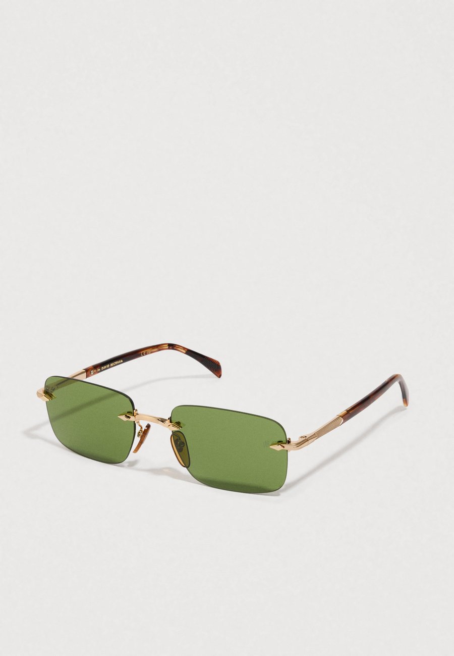 

Солнцезащитные очки Eyewear by David Beckham Sunglasses, Gold-Coloured/Brown Horn/Gold-Coloured