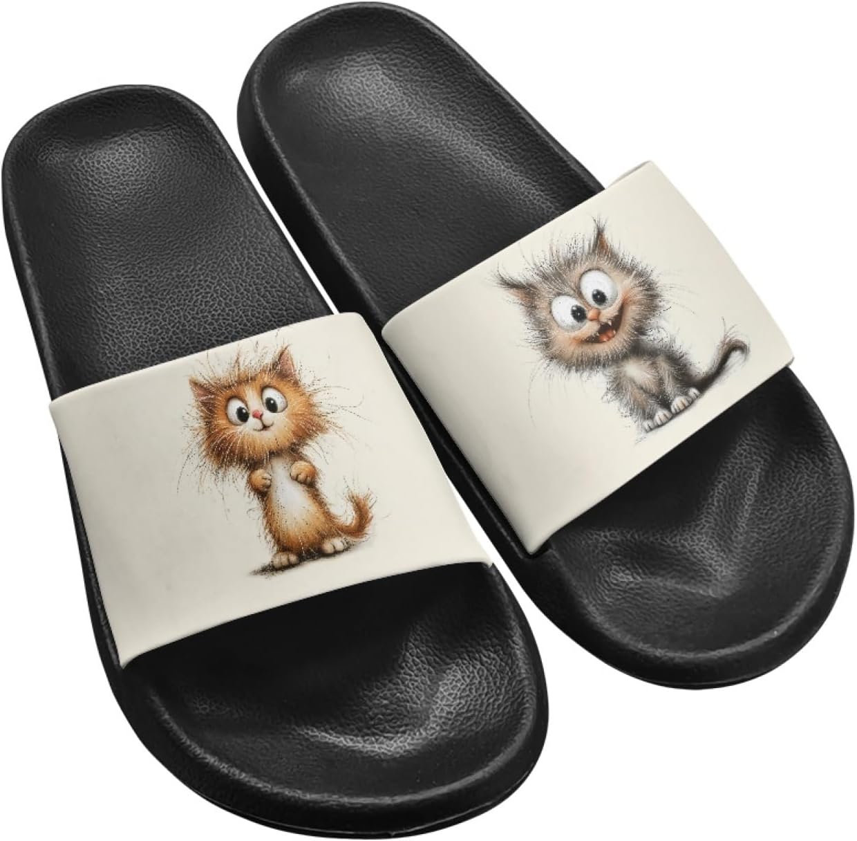 

Сандалии Micoklinlin для женщин и мужчин, милые резиновые шлепанцы-слипоны, модные тапочки для душа, йоги, бассейна и пляжа, водонепроницаемые, мультиколор